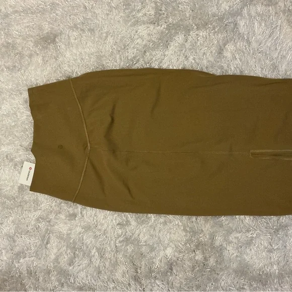 NWT Lululemon Athletica Brown Pencil Skirt - Picture 5 of 6